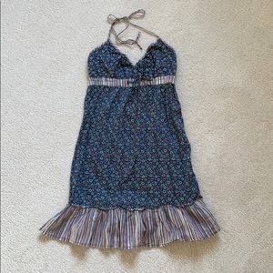 H&M Floral Print Halter Dress